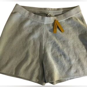 NWT SKIMS Cozy Knit Shorts in Color Denim Size Medium